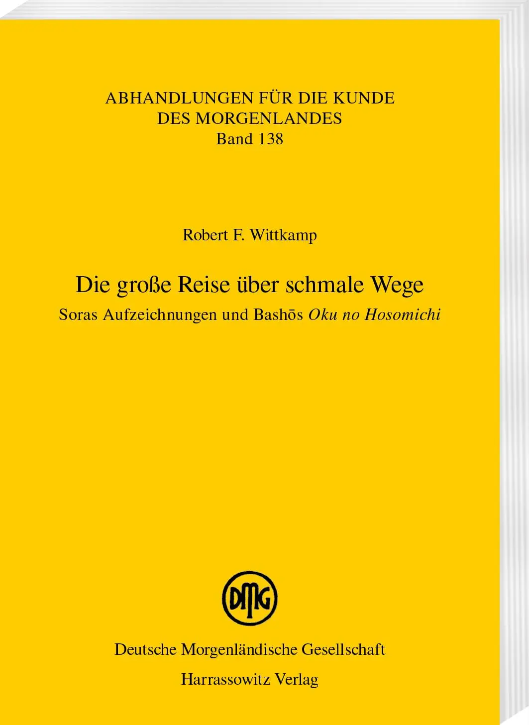 Cover: 9783447123204 | Die große Reise über schmale Wege. Soras Aufzeichnungen und Bash¿s...