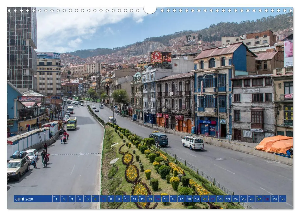 Bild: 9783457883204 | Farbenfrohes Bolivien (Wandkalender 2026 DIN A3 quer), CALVENDO...