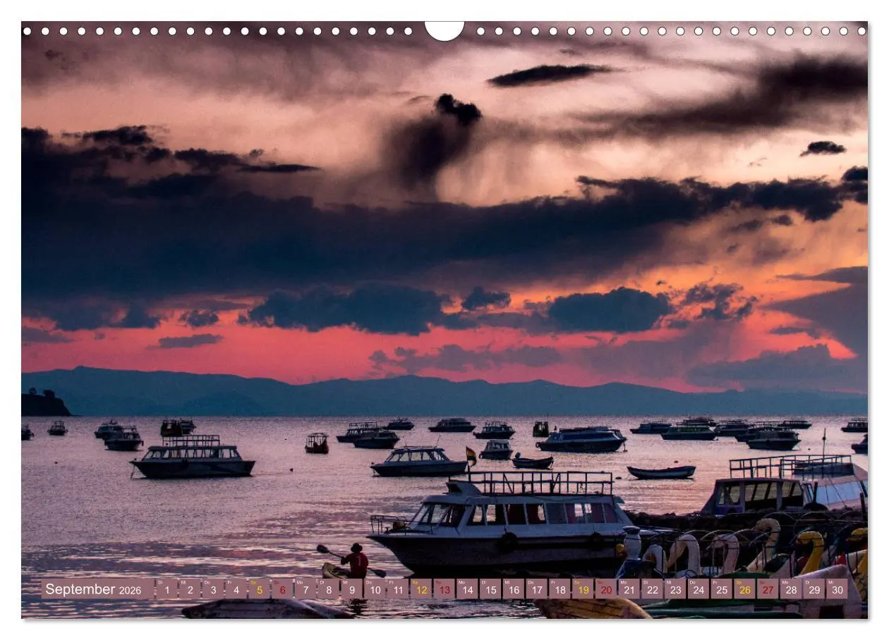 Bild: 9783457883204 | Farbenfrohes Bolivien (Wandkalender 2026 DIN A3 quer), CALVENDO...