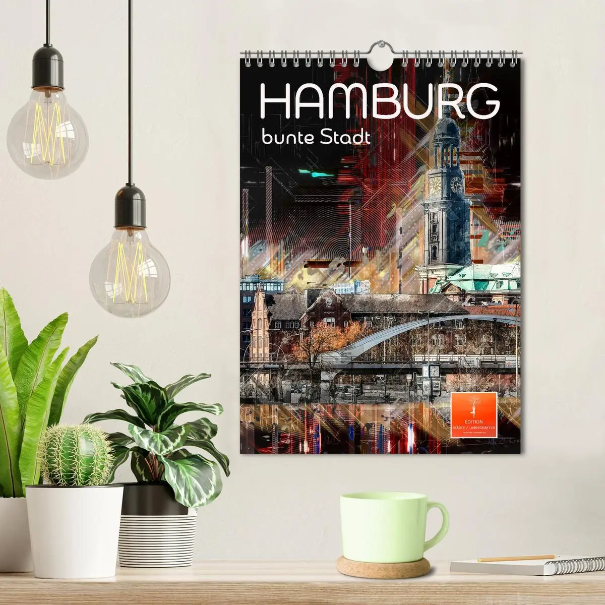 Bild: 9783516353204 | Hamburg bunte Stadt (Wandkalender 2026 DIN A4 hoch), CALVENDO...