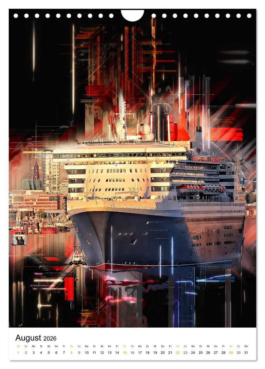 Bild: 9783516353204 | Hamburg bunte Stadt (Wandkalender 2026 DIN A4 hoch), CALVENDO...