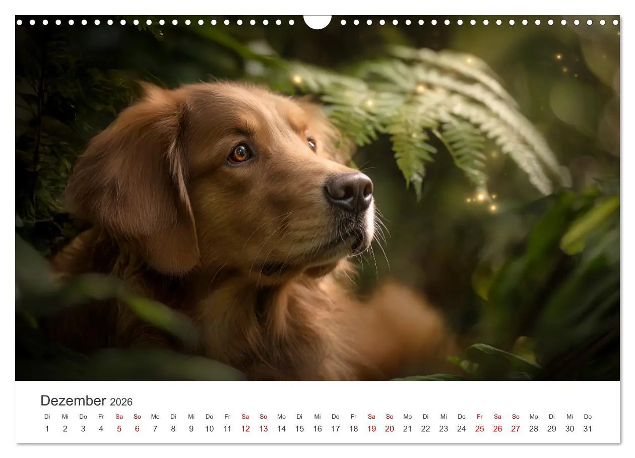 Bild: 9783516593204 | Herz aus Gold - Retriever zum Verlieben (Wandkalender 2026 DIN A3...