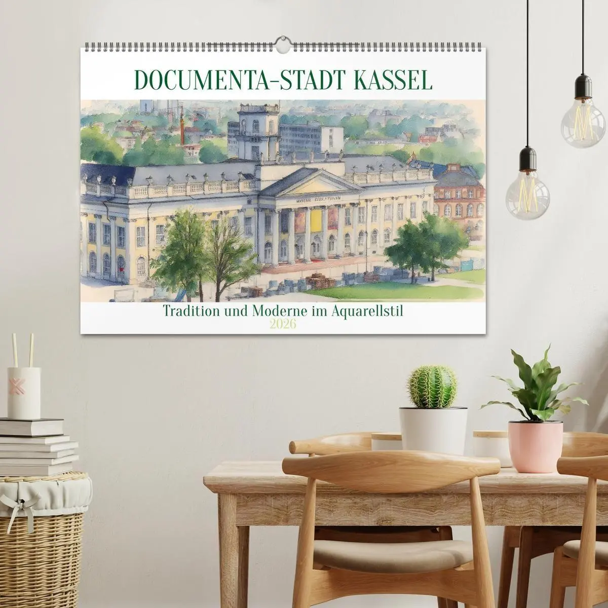 Bild: 9783516663204 | DOCUMENTA-Stadt Kassel (Wandkalender 2026 DIN A2 quer), CALVENDO...