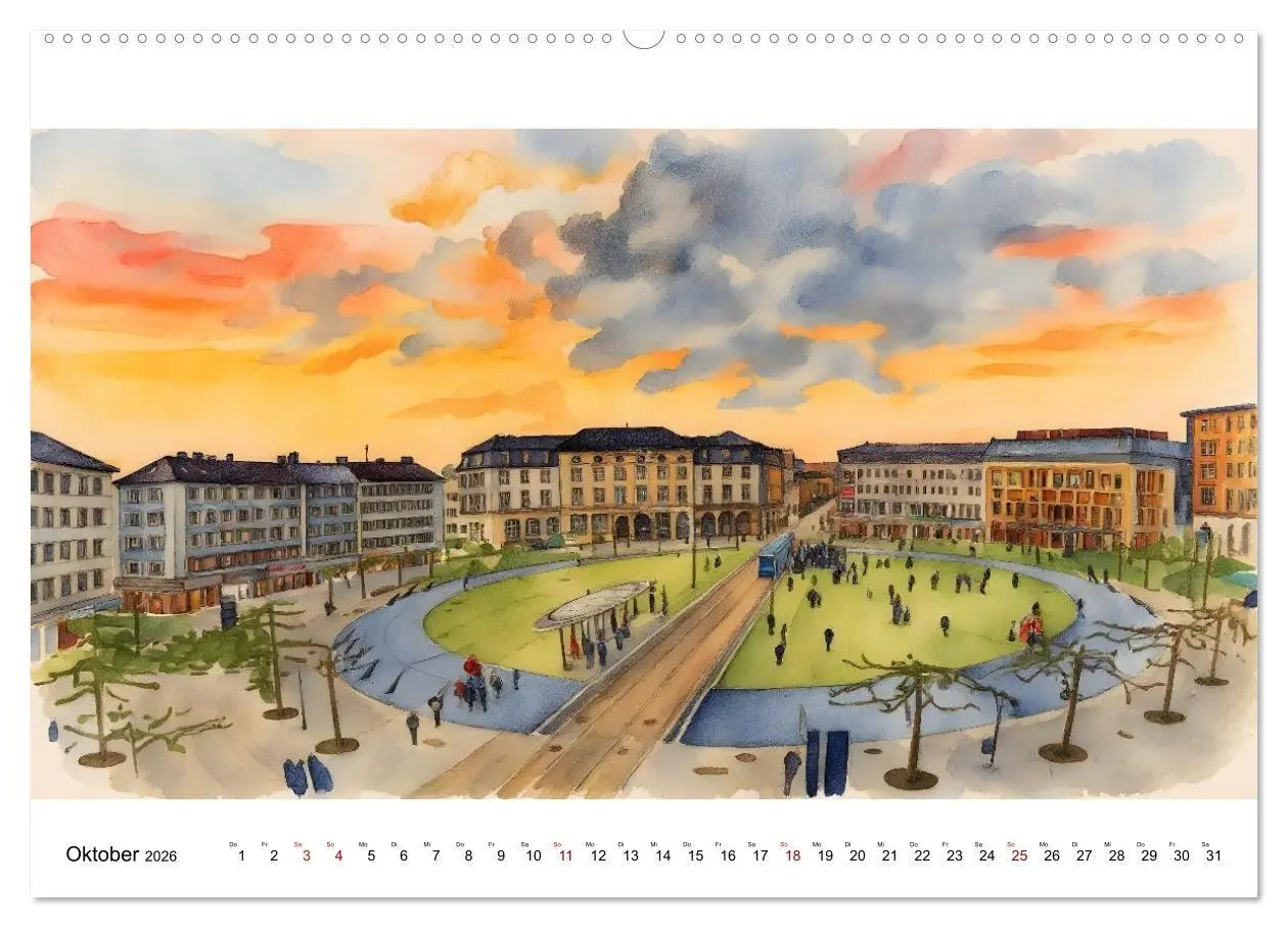Bild: 9783516663204 | DOCUMENTA-Stadt Kassel (Wandkalender 2026 DIN A2 quer), CALVENDO...