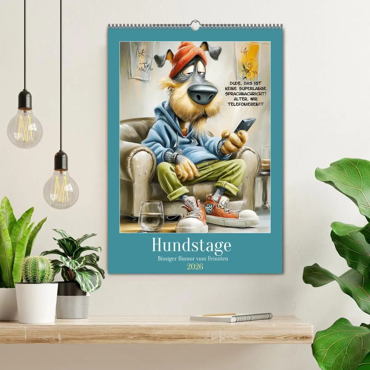 Bild: 9783516733204 | Hundstage. Bissiger Humor vom Feinsten (Wandkalender 2026 DIN A2...