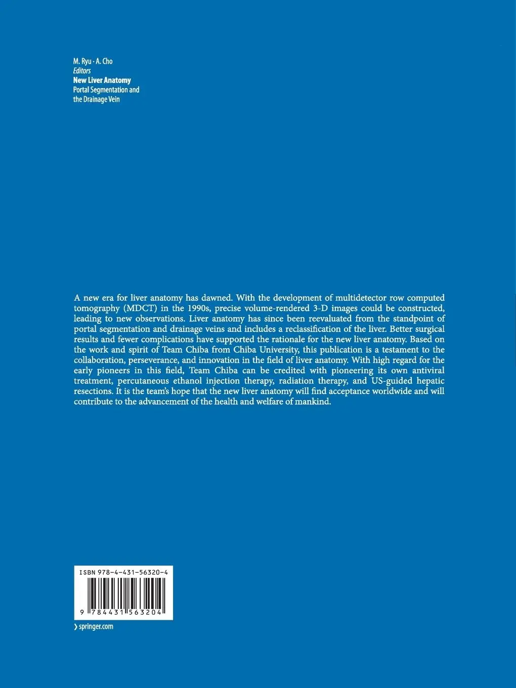Rückseite: 9784431563204 | New Liver Anatomy | Portal Segmentation and the Drainage Vein | Buch