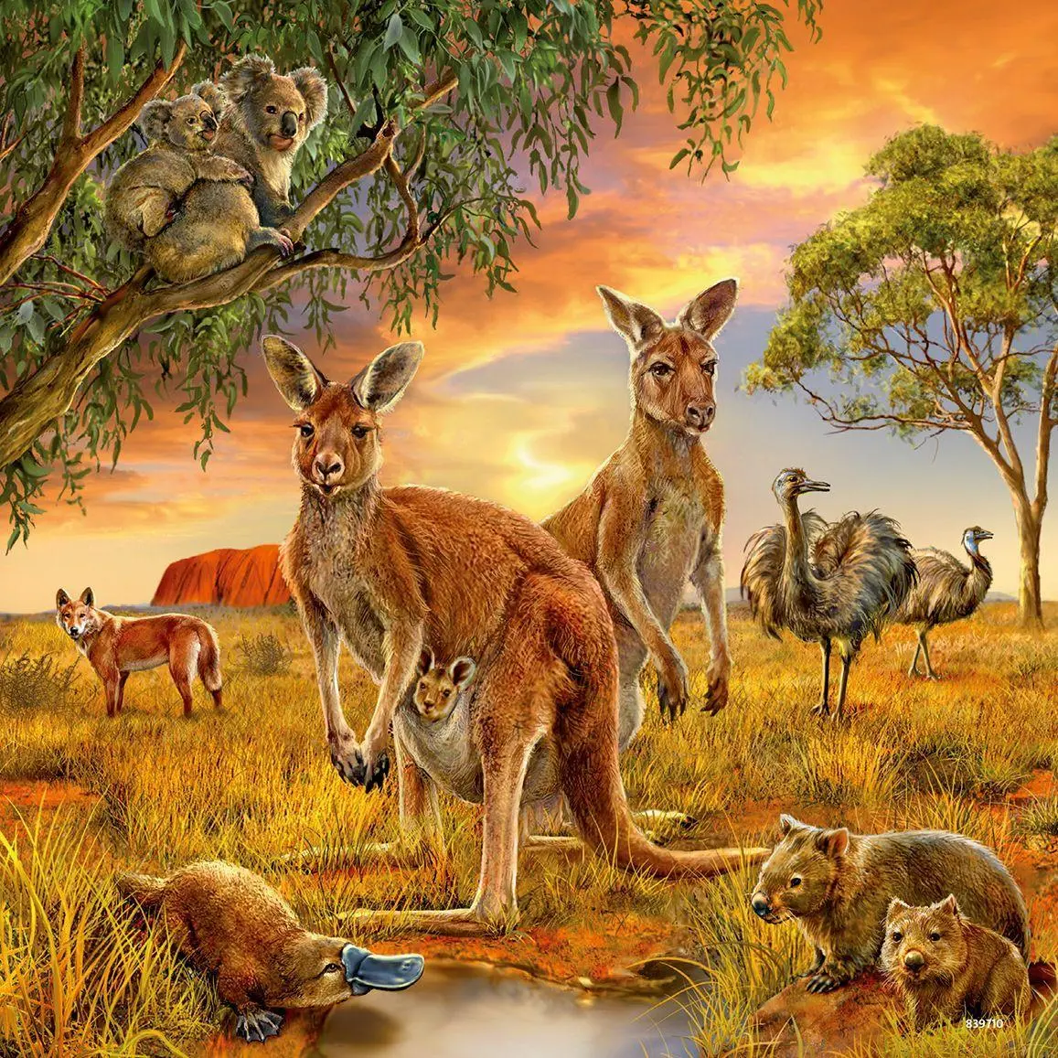 Bild: 4005556093304 | Tiere der Erde Puzzle 3 x 49 Teile | Spiel | 09330 | Deutsch | 2015