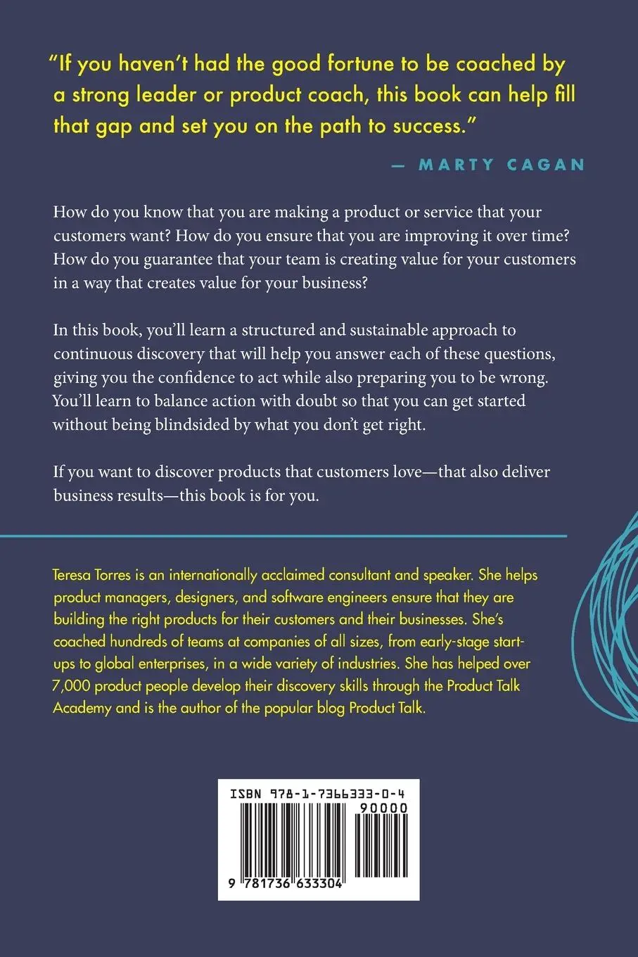 Rückseite: 9781736633304 | Continuous Discovery Habits | Teresa Torres | Taschenbuch | Englisch