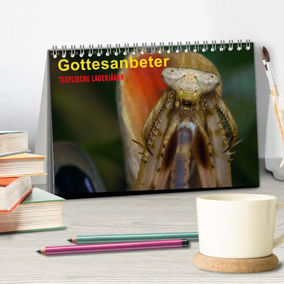 Bild: 9783457253304 | Gottesanbeter - Teuflische Lauerjäger (Tischkalender 2026 DIN A5...