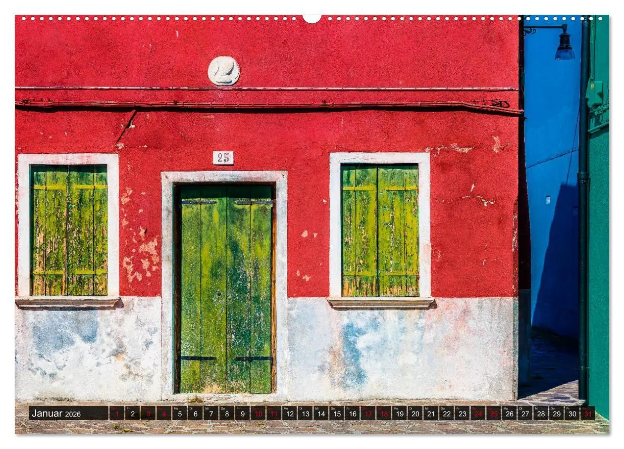 Bild: 9783457703304 | Burano - Die Insel der bunten Häuser (Wandkalender 2026 DIN A2...