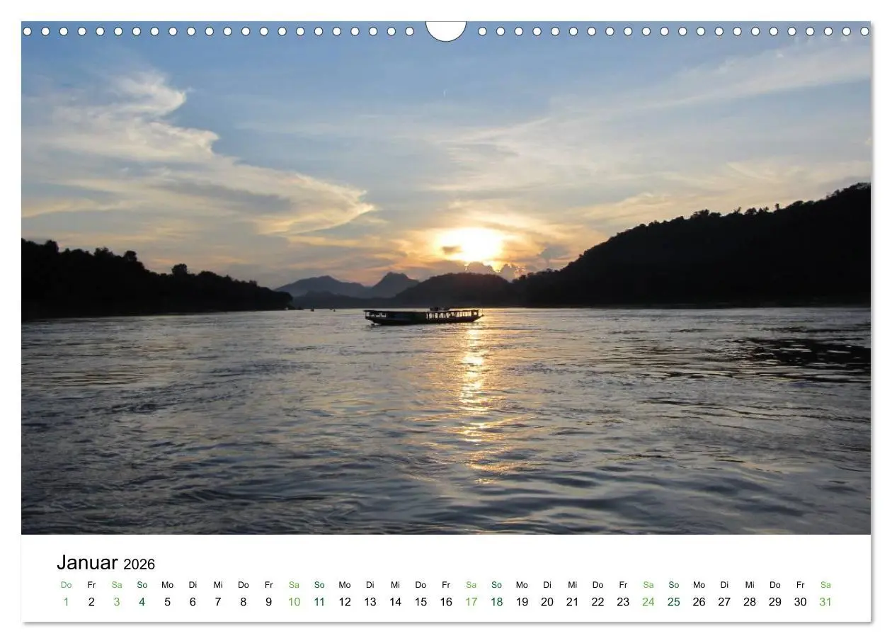 Bild: 9783457873304 | Laos - Die Perle Südostasiens (Wandkalender 2026 DIN A3 quer),...