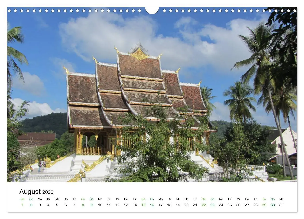 Bild: 9783457873304 | Laos - Die Perle Südostasiens (Wandkalender 2026 DIN A3 quer),...