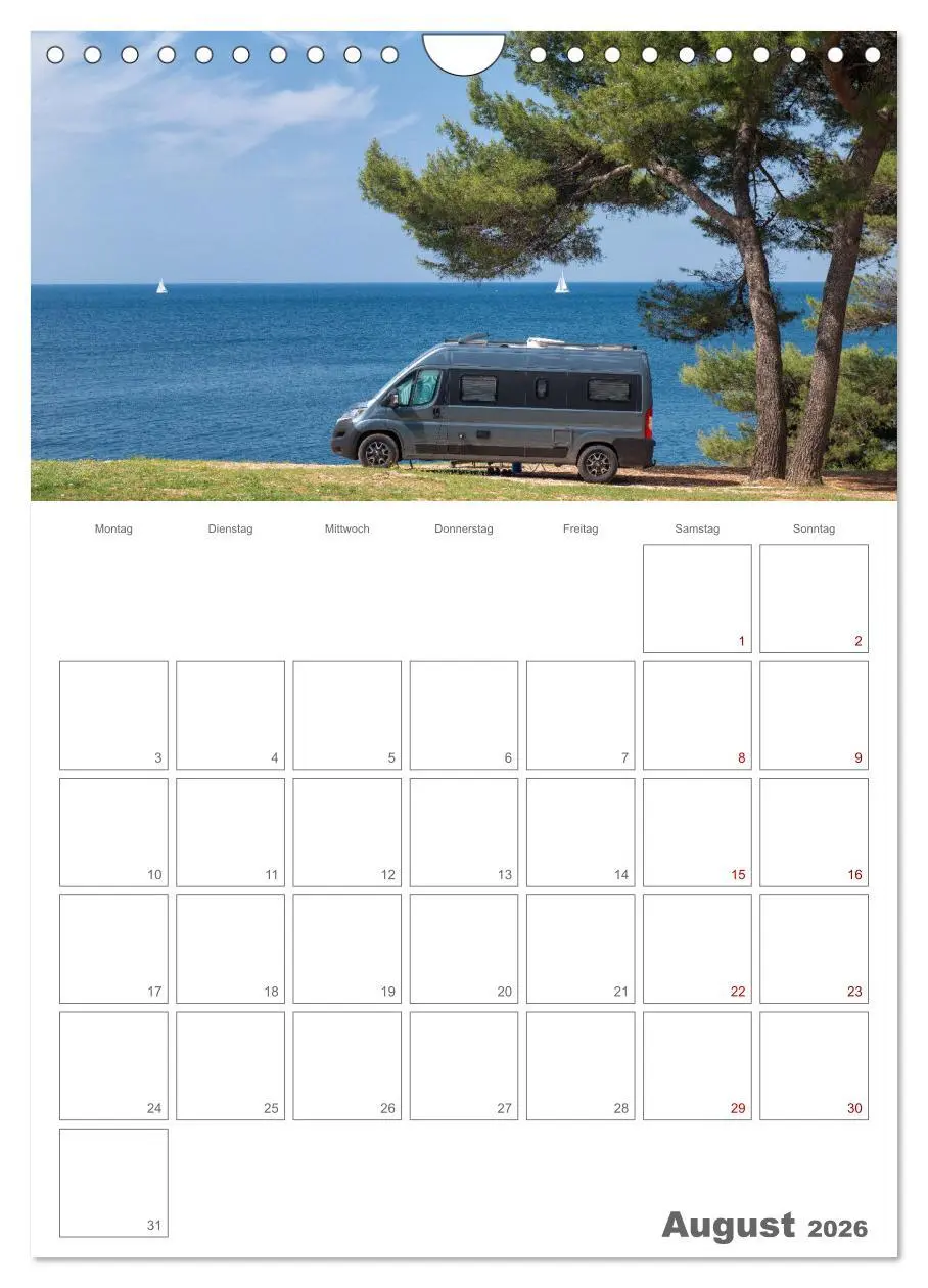 Bild: 9783516343304 | Vanlife Jahresplaner (Wandkalender 2026 DIN A4 hoch), CALVENDO...