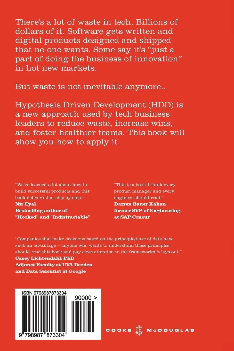 Rückseite: 9798987873304 | Hypothesis-Driven Development | Alex Cowan | Taschenbuch | Englisch