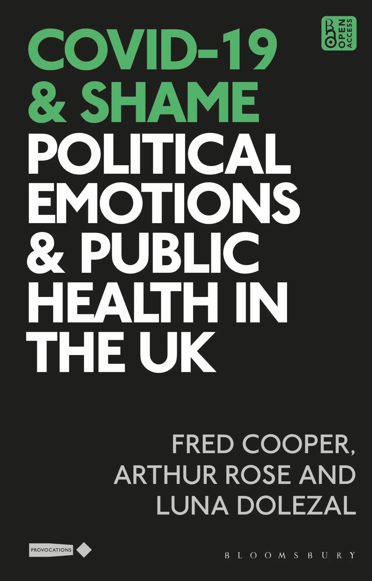 Cover: 9781350283404 | COVID-19 and Shame | Political Emotions and Public Health in the UK