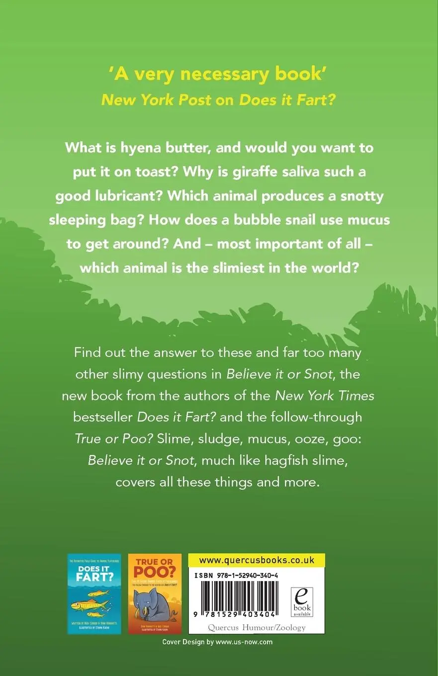 Rückseite: 9781529403404 | Believe It or Snot | Dani Rabaiotti (u. a.) | Taschenbuch | Englisch