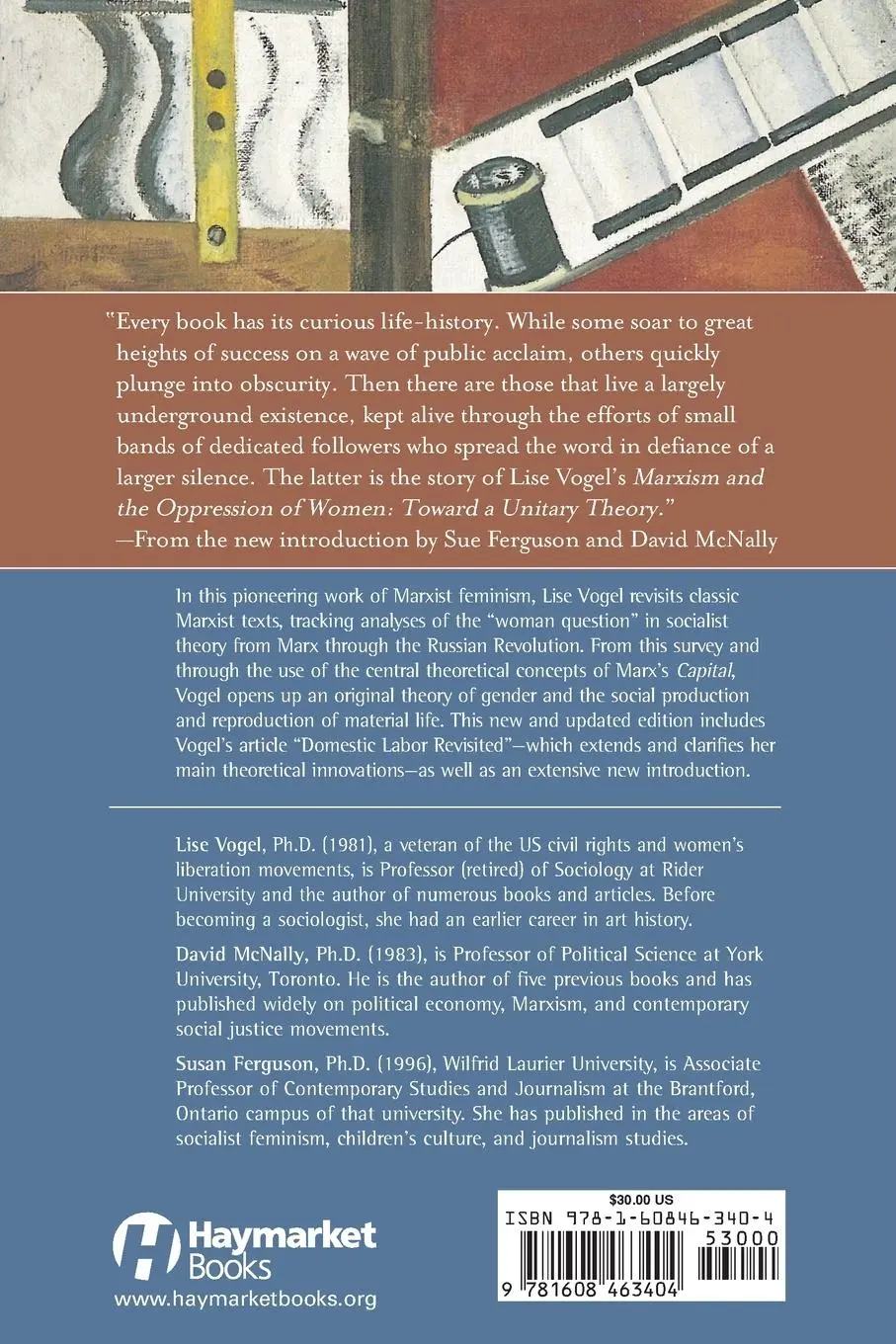 Rückseite: 9781608463404 | Marxism and the Oppression of Women | Toward a Unitary Theory | Vogel