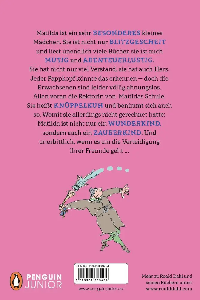 Bild: 9783328303404 | Matilda | Roald Dahl | Taschenbuch | 240 S. | Deutsch | 2024