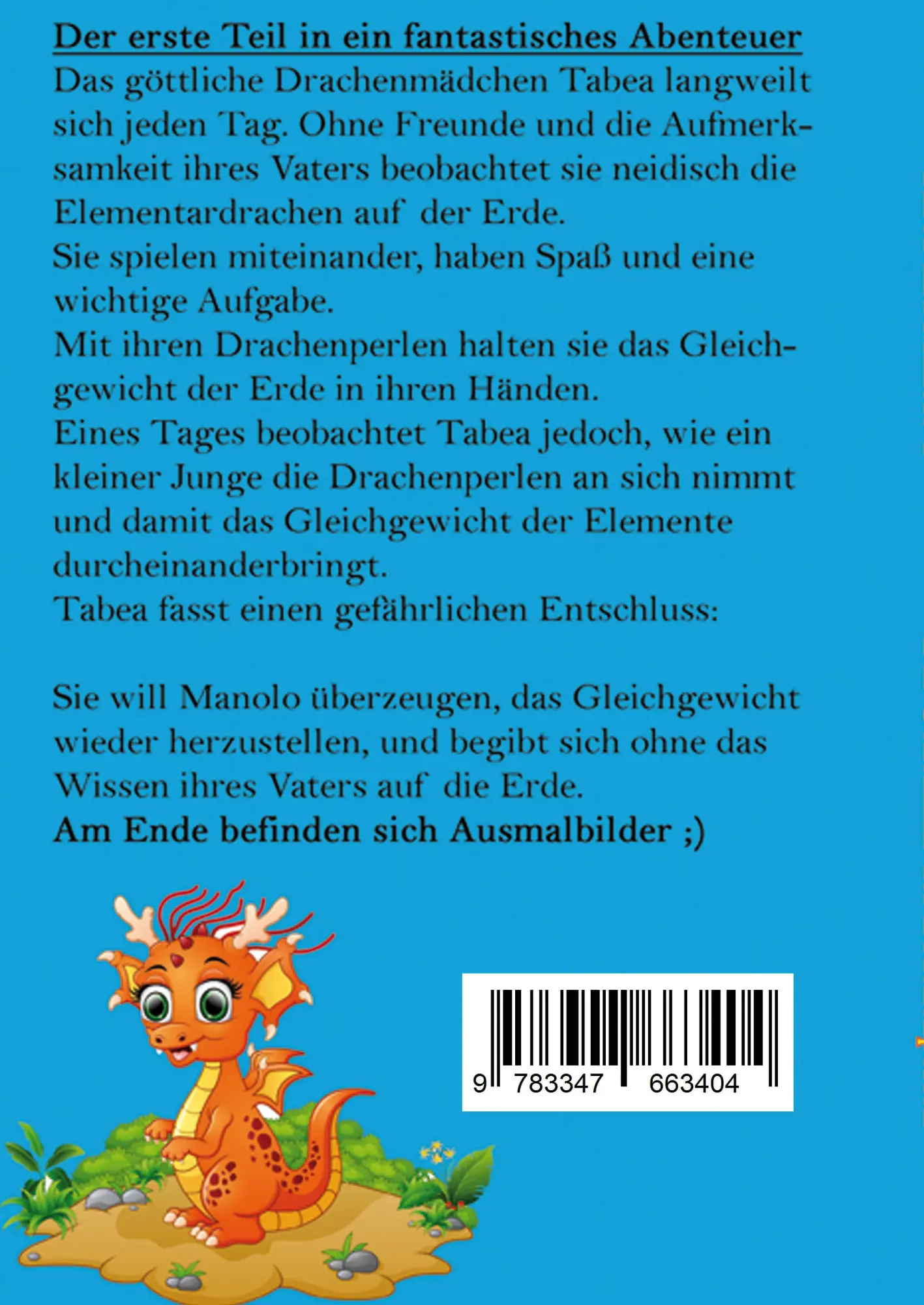 Rückseite: 9783347663404 | Tabea und Manolo 1 | Das Geheimnis der Drachenperlen | Mascha A. James