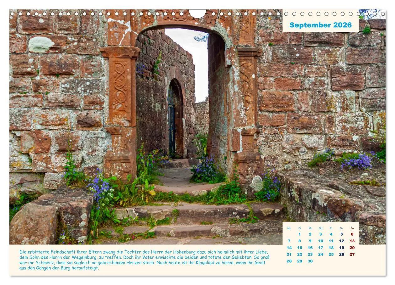 Bild: 9783457623404 | Der Sagenweg und seine Geschichten (Wandkalender 2026 DIN A3 quer),...