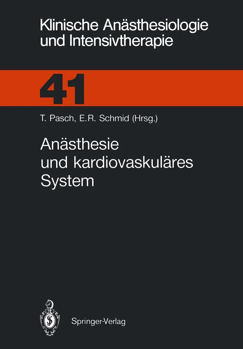 Cover: 9783540543404 | Anästhesie und kardiovaskuläres System | Thomas Pasch (u. a.) | Buch