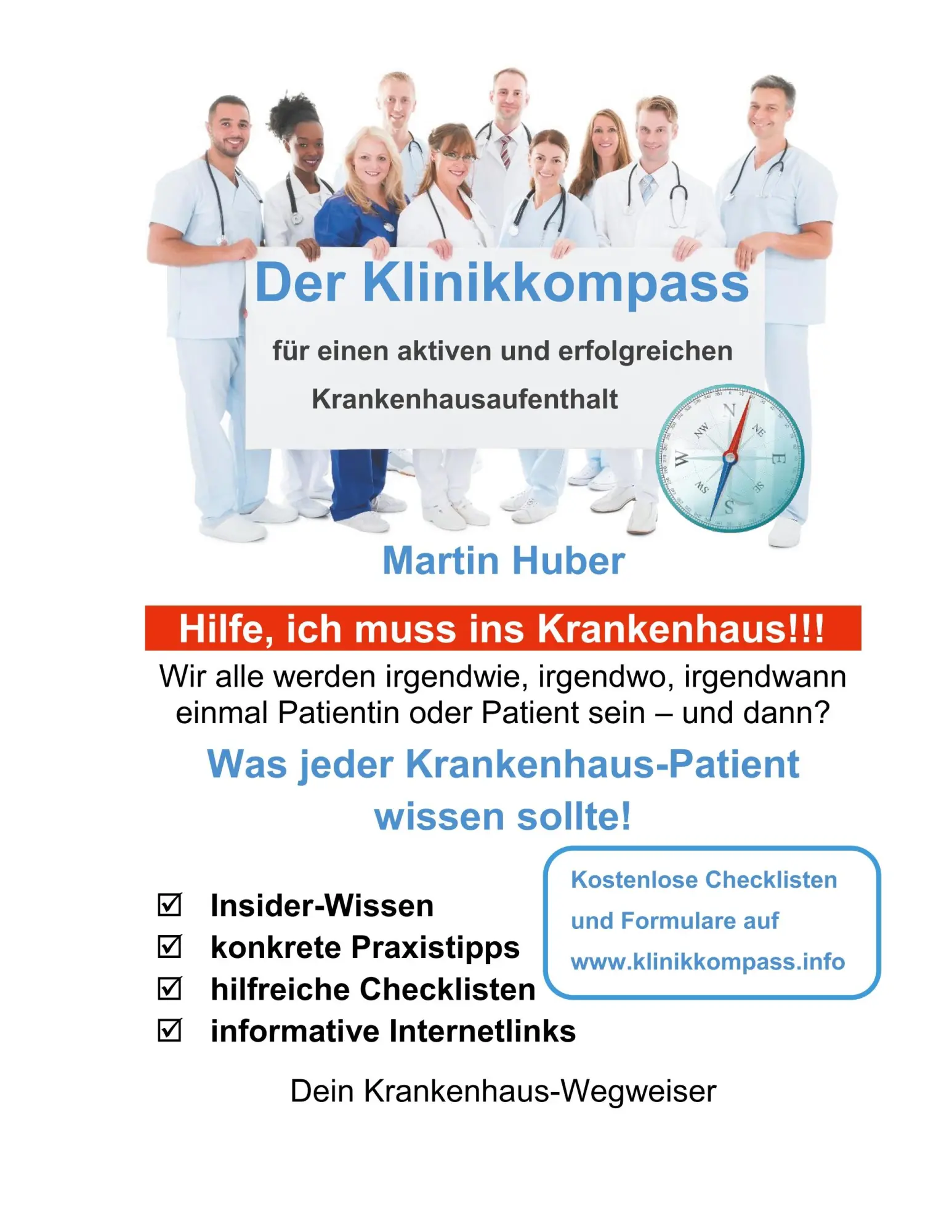 Cover: 9783740763404 | Der Klinikkompass | Martin Huber | Taschenbuch | 188 S. | Deutsch
