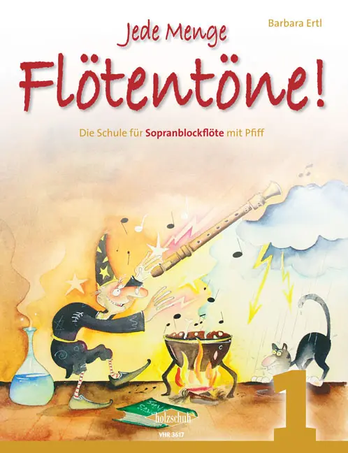 Cover: 9790201323404 | Jede Menge Flötentöne 1 | Die Schule für Sopranblockflöte mit Pfiff