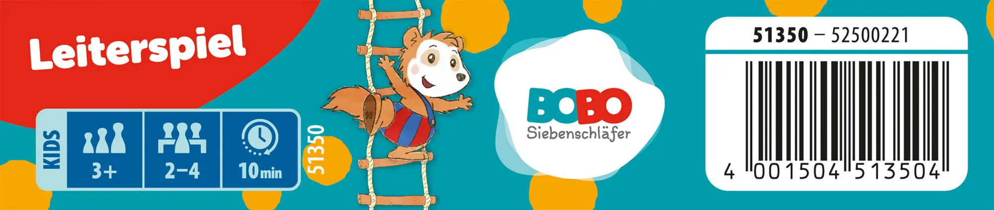Bild: 4001504513504 | Bobo Siebenschläfer, Leiterspiel | Bring-Mich-Mit-Spiel in Metallbox