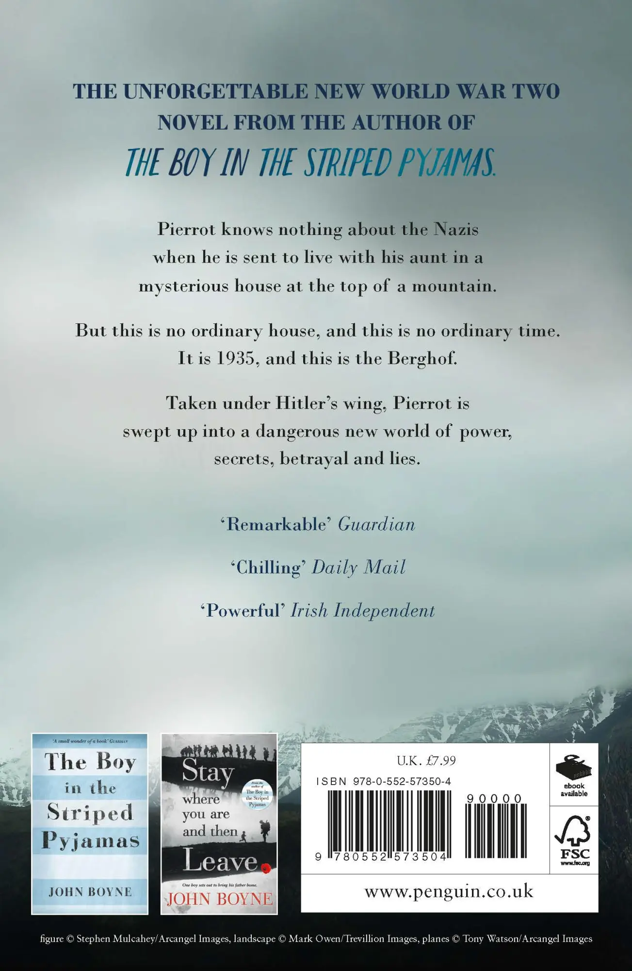 Rückseite: 9780552573504 | The Boy at the Top of the Mountain | John Boyne | Taschenbuch | 224 S.