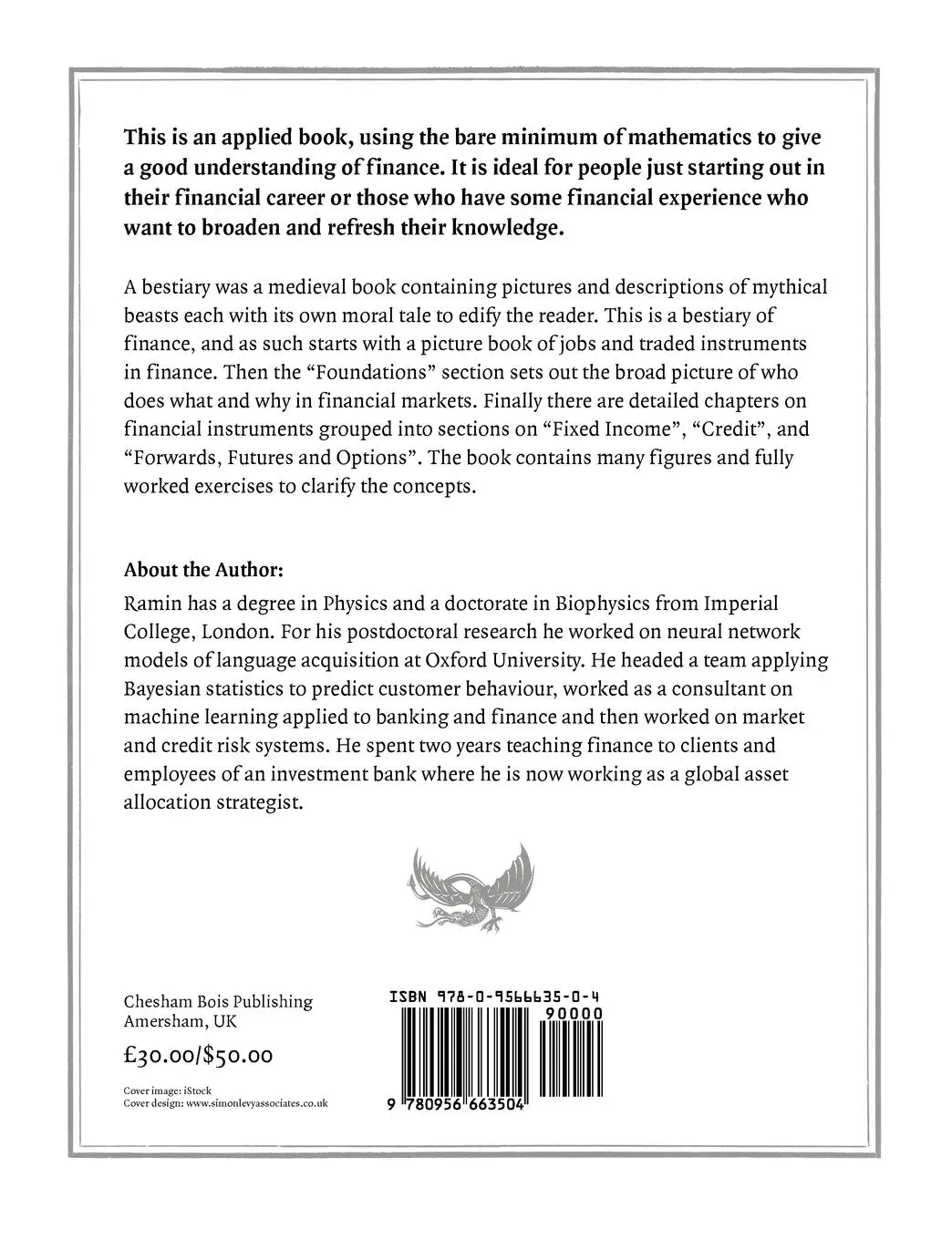 Rückseite: 9780956663504 | A Financial Bestiary | Ramin Charles Nakisa | Taschenbuch | Englisch