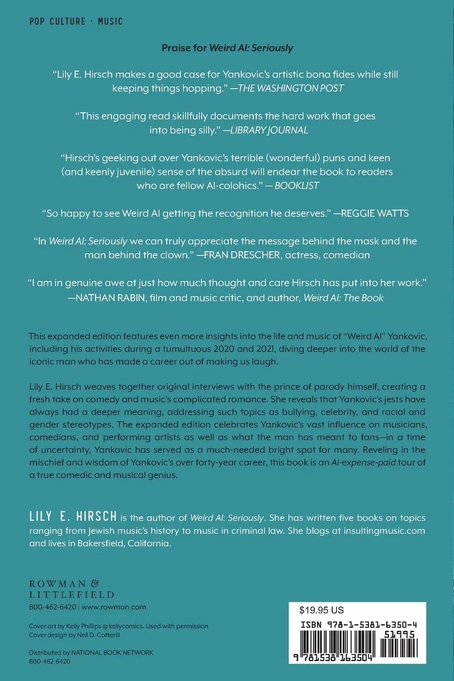 Rückseite: 9781538163504 | Weird Al | Seriously | Lily E. Hirsch | Taschenbuch | Englisch | 2022