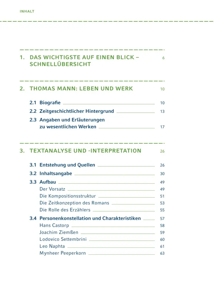 Bild: 9783129303504 | Der Zauberberg von Thomas Mann | Textanalyse und Interpretation | Mann