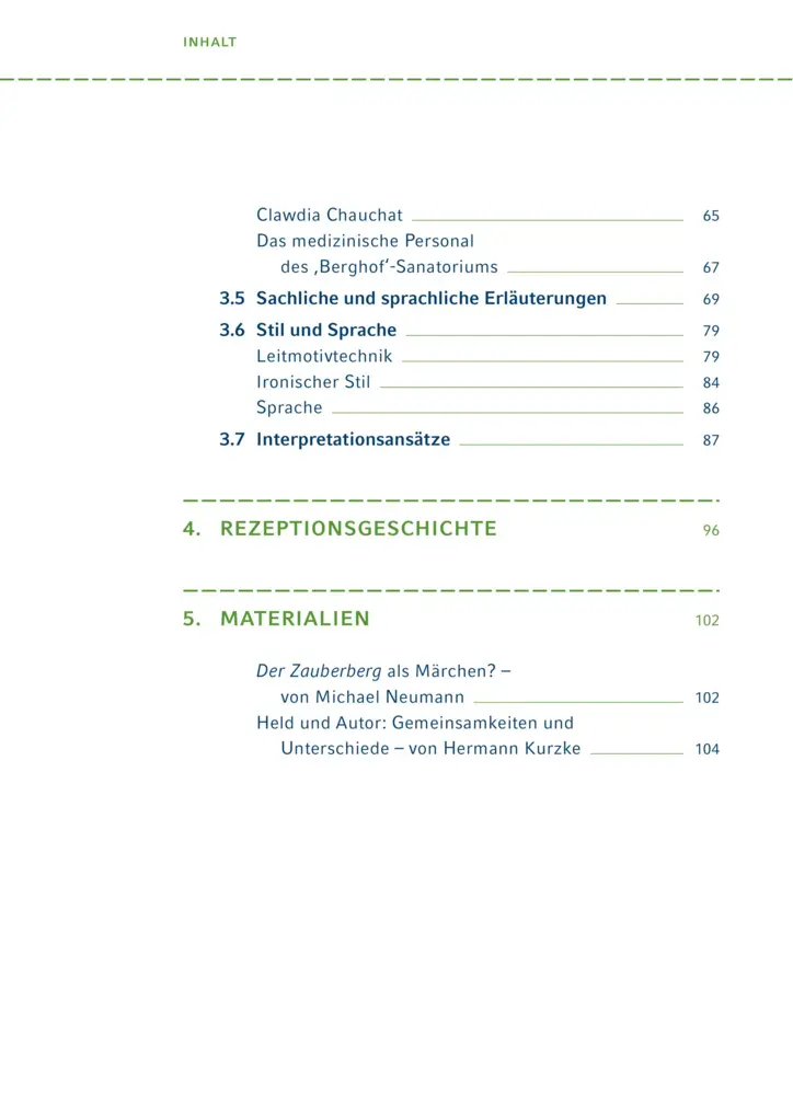 Bild: 9783129303504 | Der Zauberberg von Thomas Mann | Textanalyse und Interpretation | Mann
