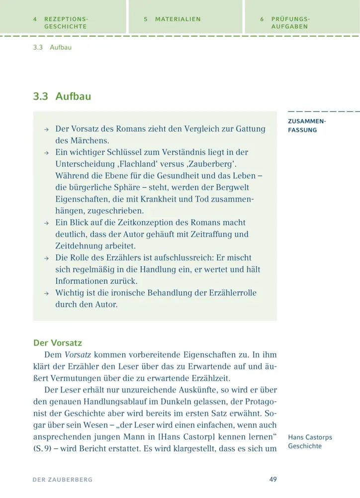 Bild: 9783129303504 | Der Zauberberg von Thomas Mann | Textanalyse und Interpretation | Mann