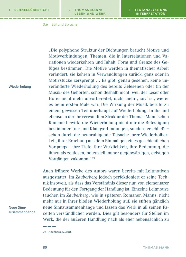 Bild: 9783129303504 | Der Zauberberg von Thomas Mann | Textanalyse und Interpretation | Mann