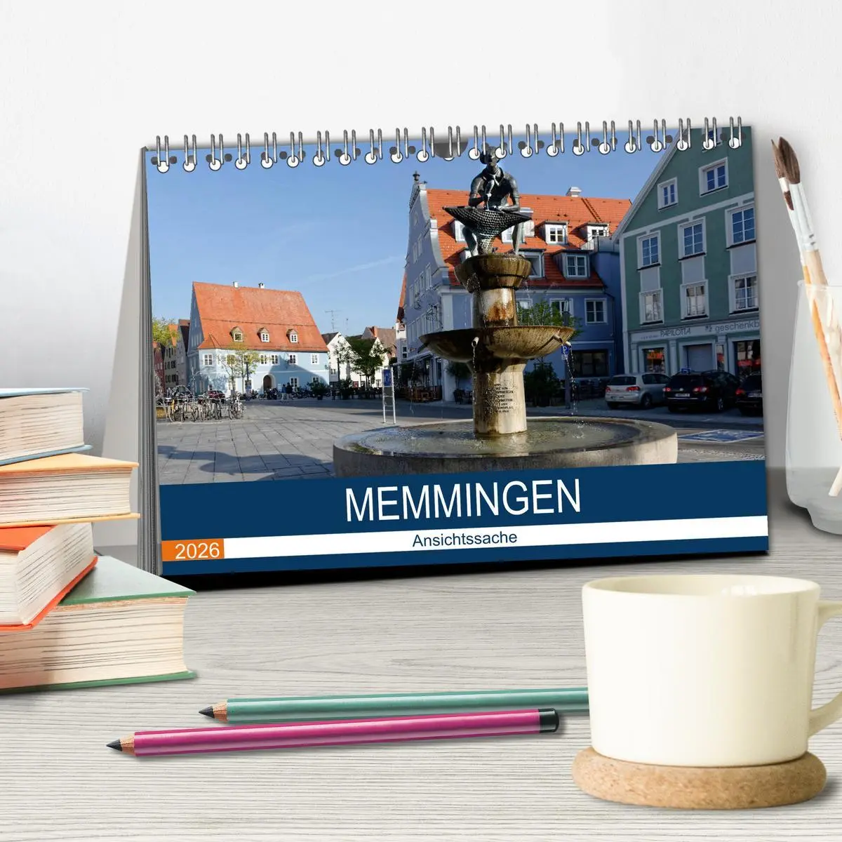 Bild: 9783457923504 | Memmingen - Ansichtssache (Tischkalender 2026 DIN A5 quer),...