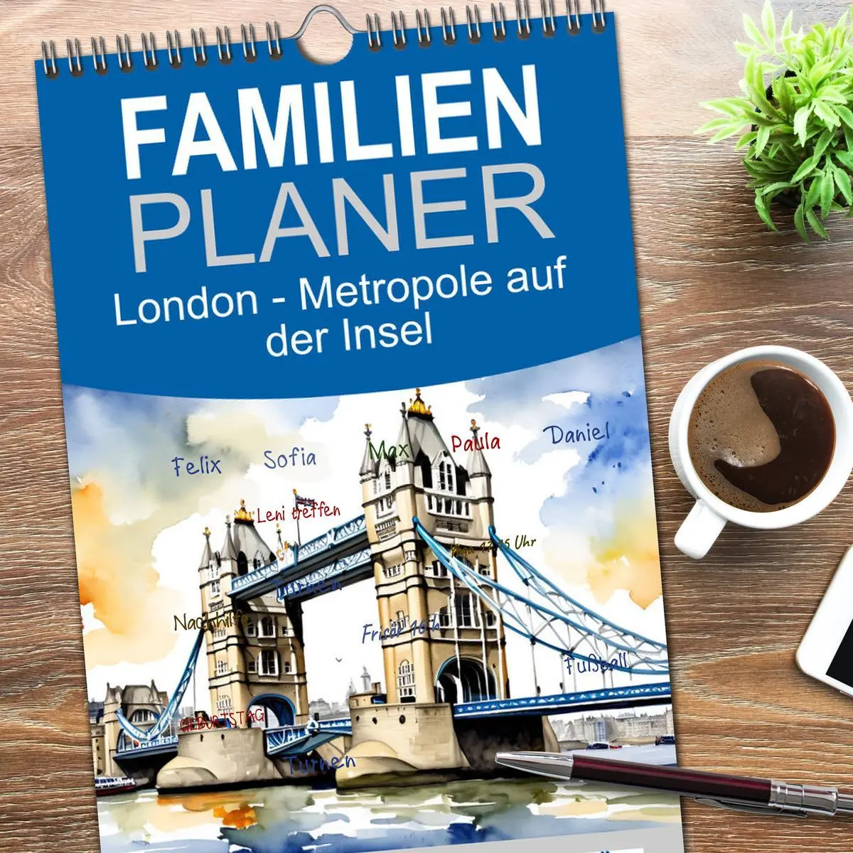 Bild: 9783516493504 | Familienplaner 2026 - London - Metropole auf der Insel mit 5...