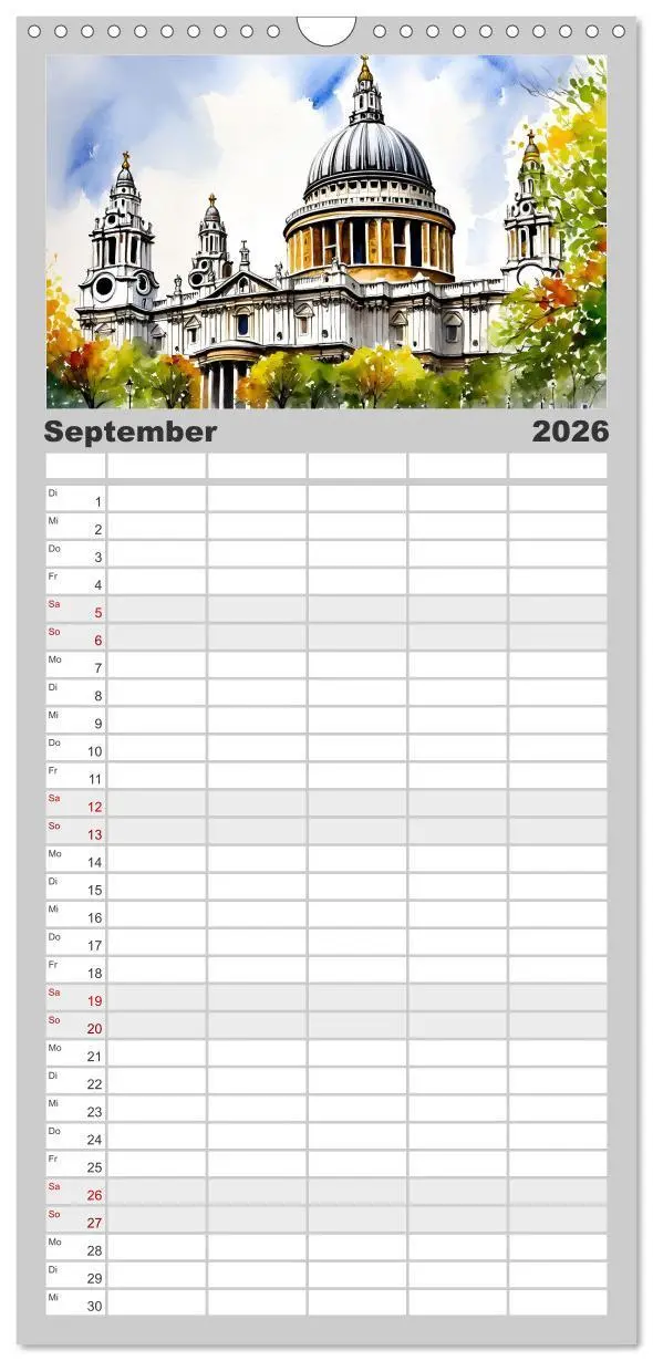 Bild: 9783516493504 | Familienplaner 2026 - London - Metropole auf der Insel mit 5...