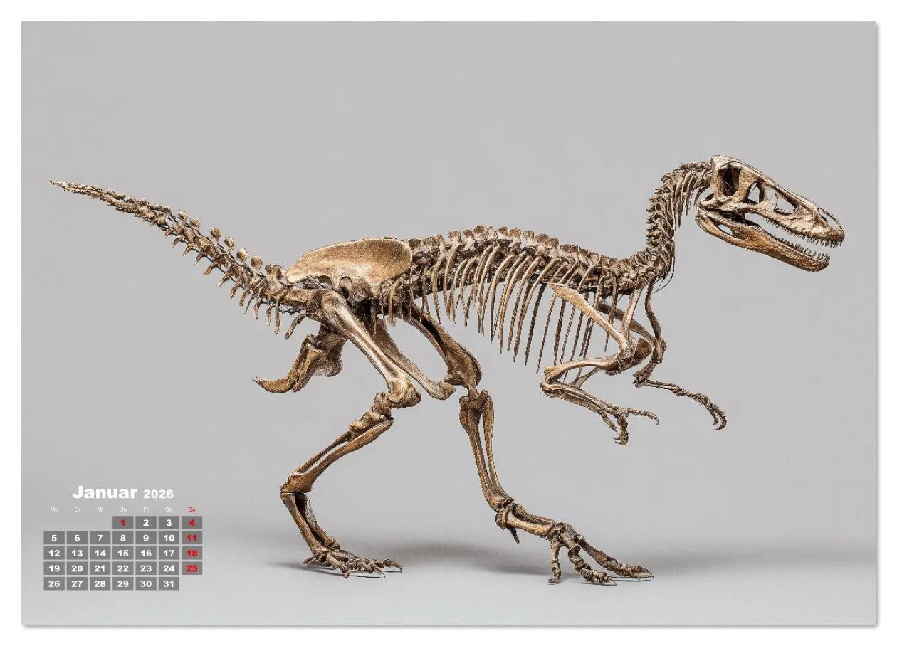 Bild: 9783516633504 | Knochen der Giganten - Dinosaurier im Porträt (Wandkalender 2026...