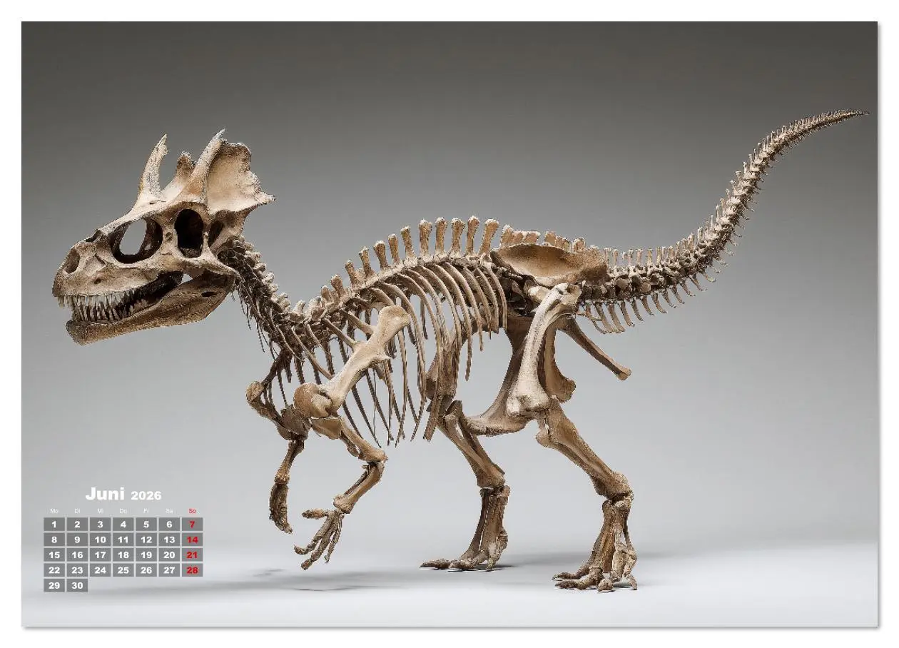 Bild: 9783516633504 | Knochen der Giganten - Dinosaurier im Porträt (Wandkalender 2026...