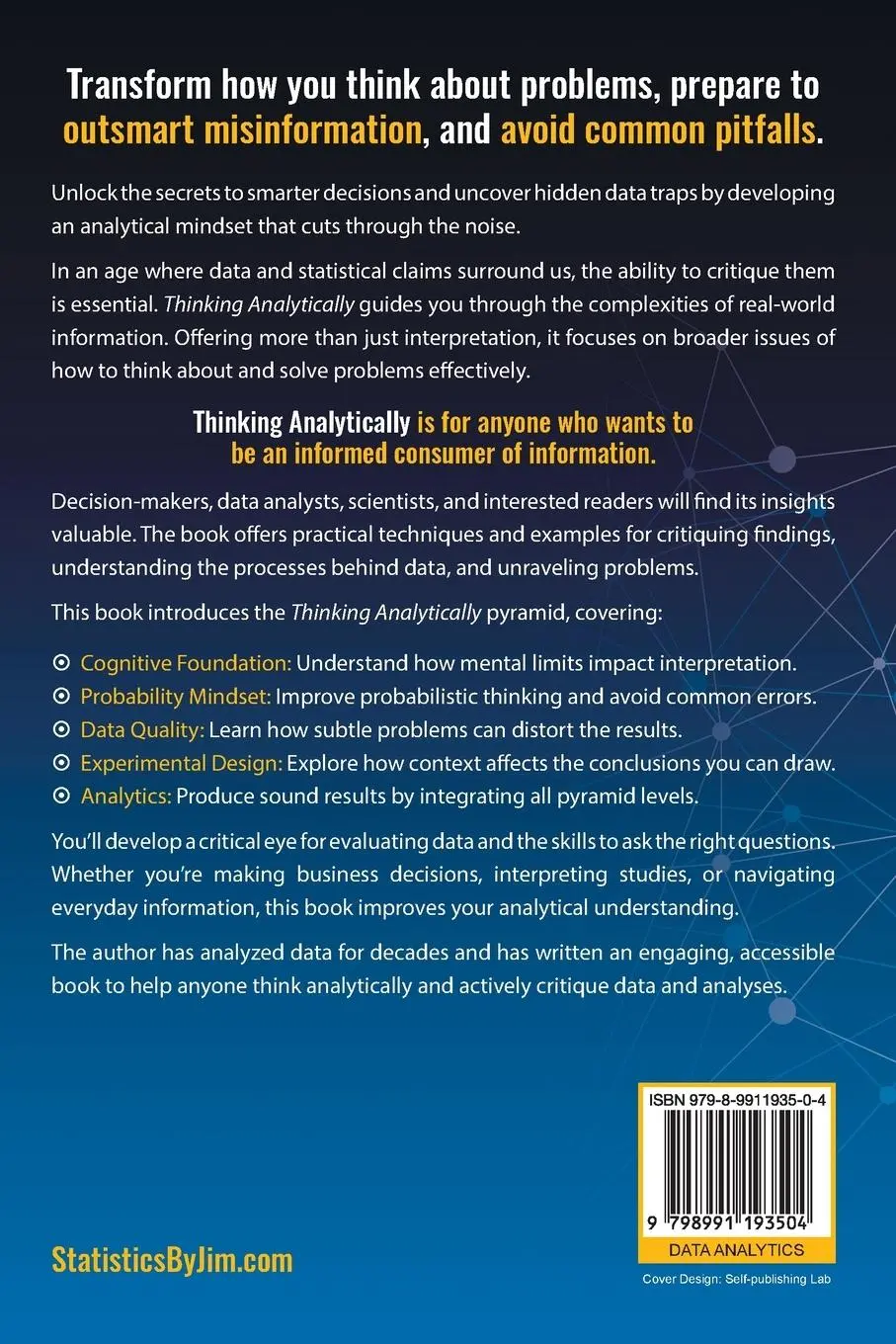 Rückseite: 9798991193504 | Thinking Analytically | A Guide for Making Data-Driven Decisions