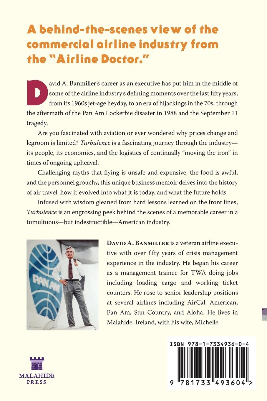 Rückseite: 9781733493604 | Turbulence | Fifty Years on the Leading Edge of the Airline Industry