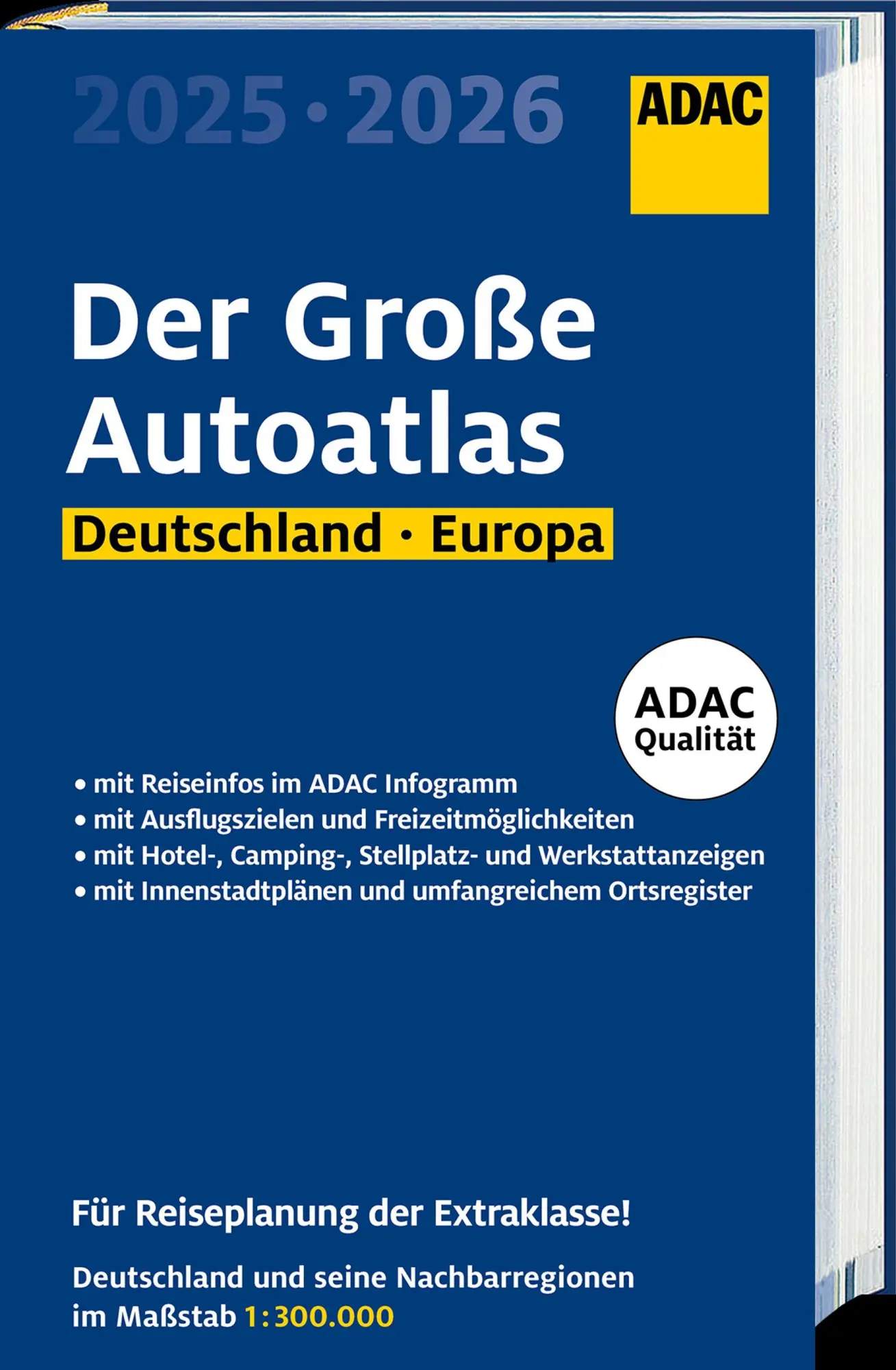 Cover: 9783826423604 | ADAC Der Große Autoatlas 2025/2026 Deutschland und seine...