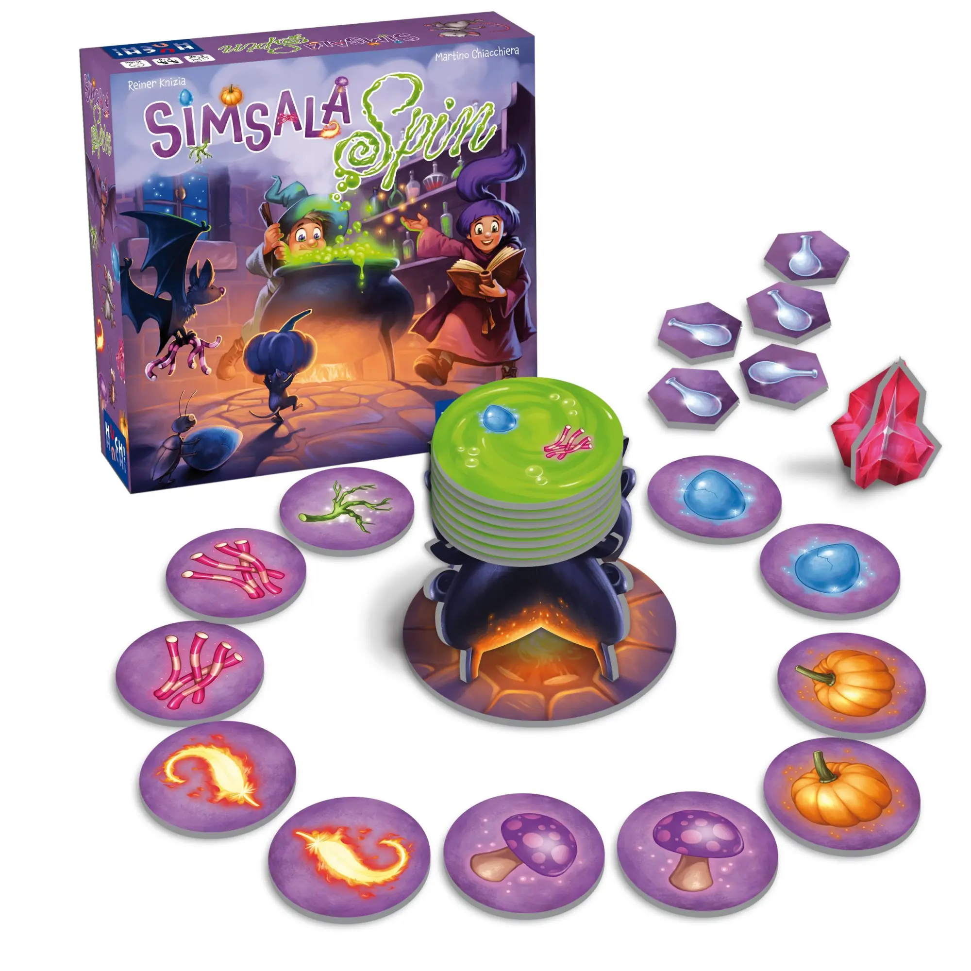Bild: 4260071883704 | Simsala Spin | Reiner Knizia (u. a.) | Spiel | 883704 | Deutsch | 2024