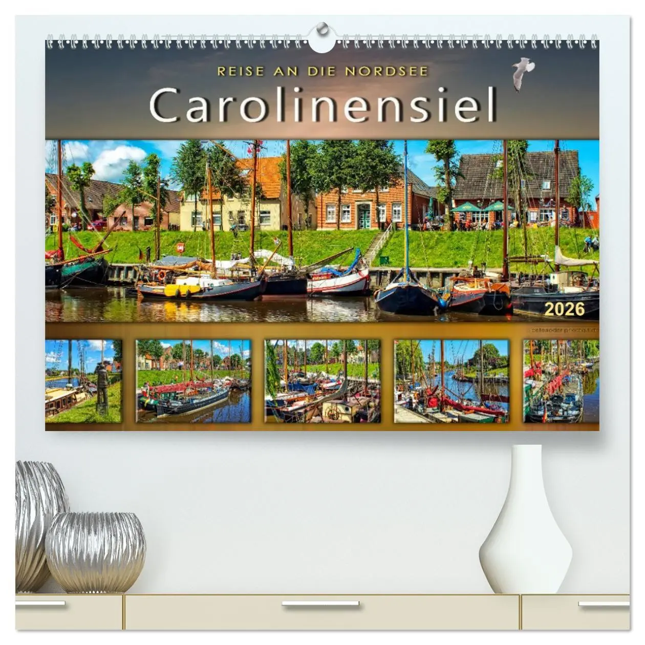 Cover: 9783457763704 | Reise an die Nordsee - Carolinensiel (hochwertiger Premium...