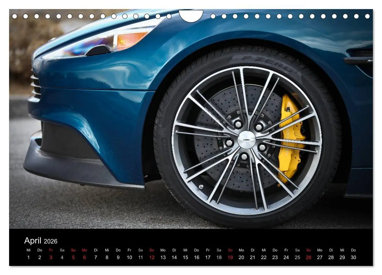 Bild: 9783516163704 | Aston Martin Vanquish Volante (Wandkalender 2026 DIN A4 quer),...