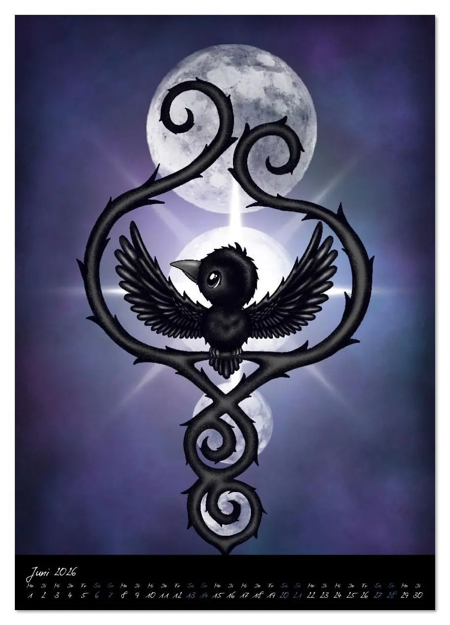 Bild: 9783516613704 | Gothic Fantasy Tiere (hochwertiger Premium Wandkalender 2026 DIN A2...