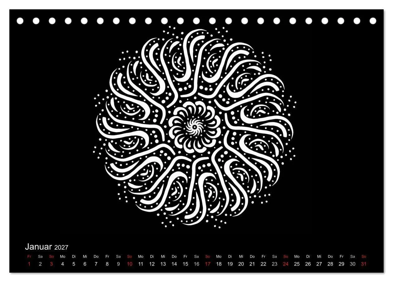 Bild: 9783569873704 | Entspannung und Ruhe durch Mandalas (Tischkalender 2027 DIN A5...