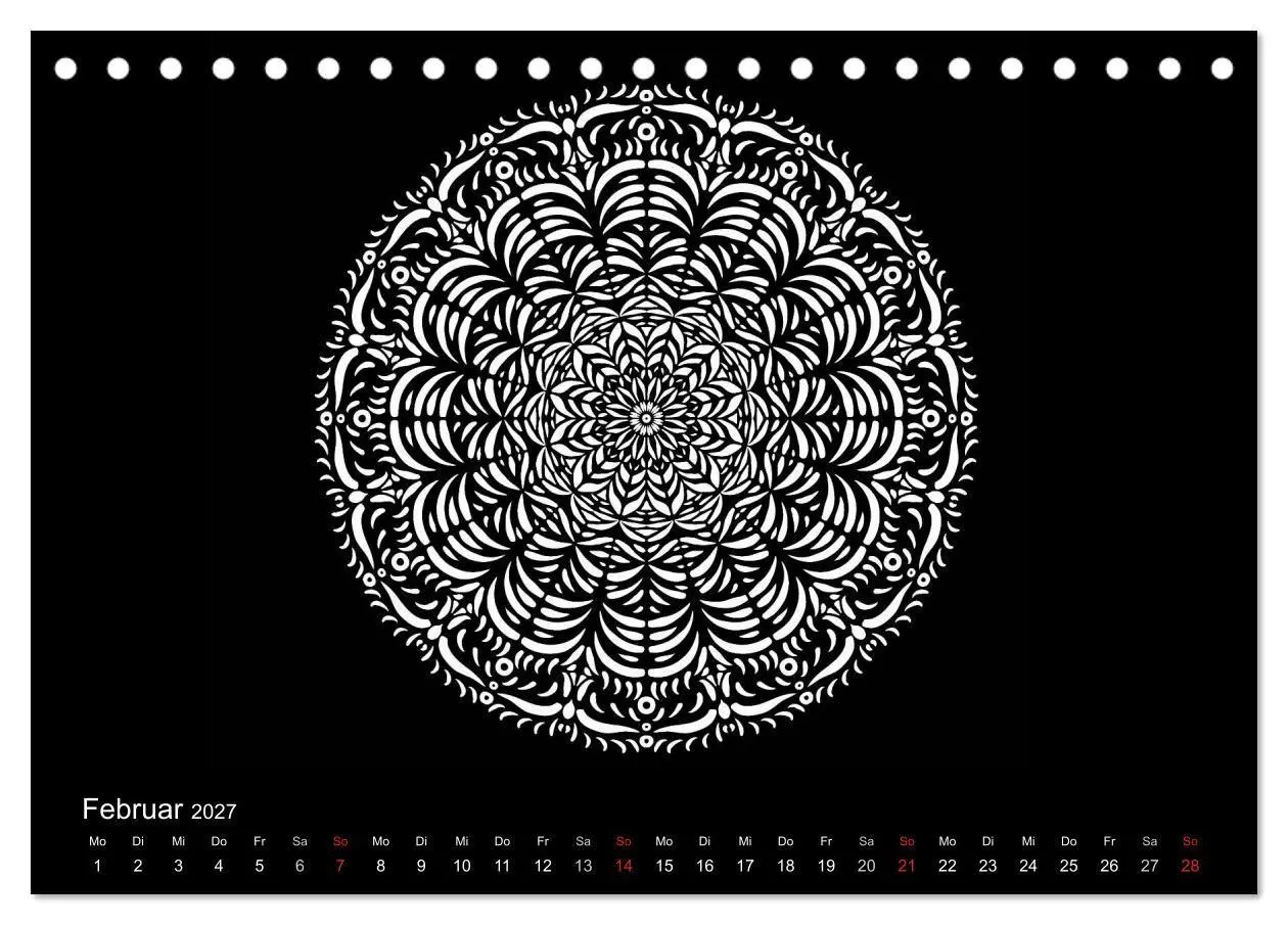 Bild: 9783569873704 | Entspannung und Ruhe durch Mandalas (Tischkalender 2027 DIN A5...