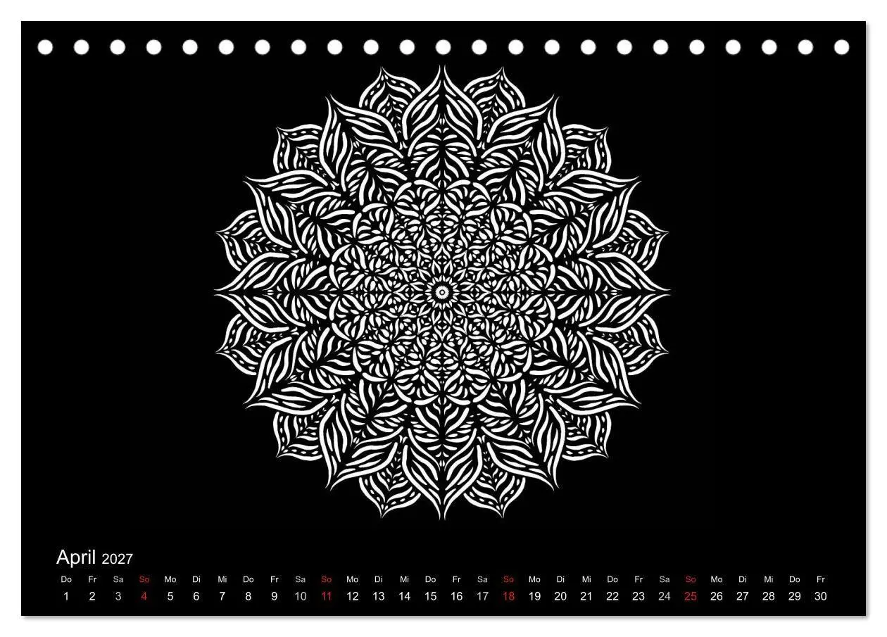 Bild: 9783569873704 | Entspannung und Ruhe durch Mandalas (Tischkalender 2027 DIN A5...